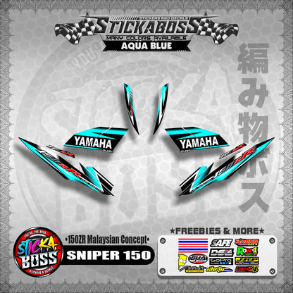 SNIPER 150 Stock Decals ( 150ZR Malaysian Concept ) MX King, Exciter 150