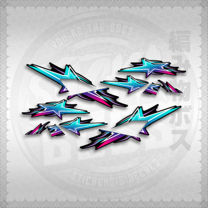 STICKER DECALS for NMAX V2 INDO (NV22002STLI) By STICKABOSS (SOFIE LAMINATED WATERPROOF)