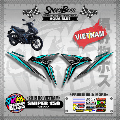 SNIPER 150 STOCK DECALS ( 2019 RC VIETNAM )【WITH FREEBIES】