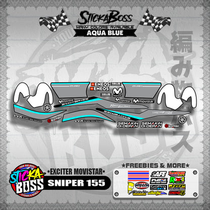 SNIPER 155 DECALS ( EXCITER MOVISTAR )【WITH FREEBIES】