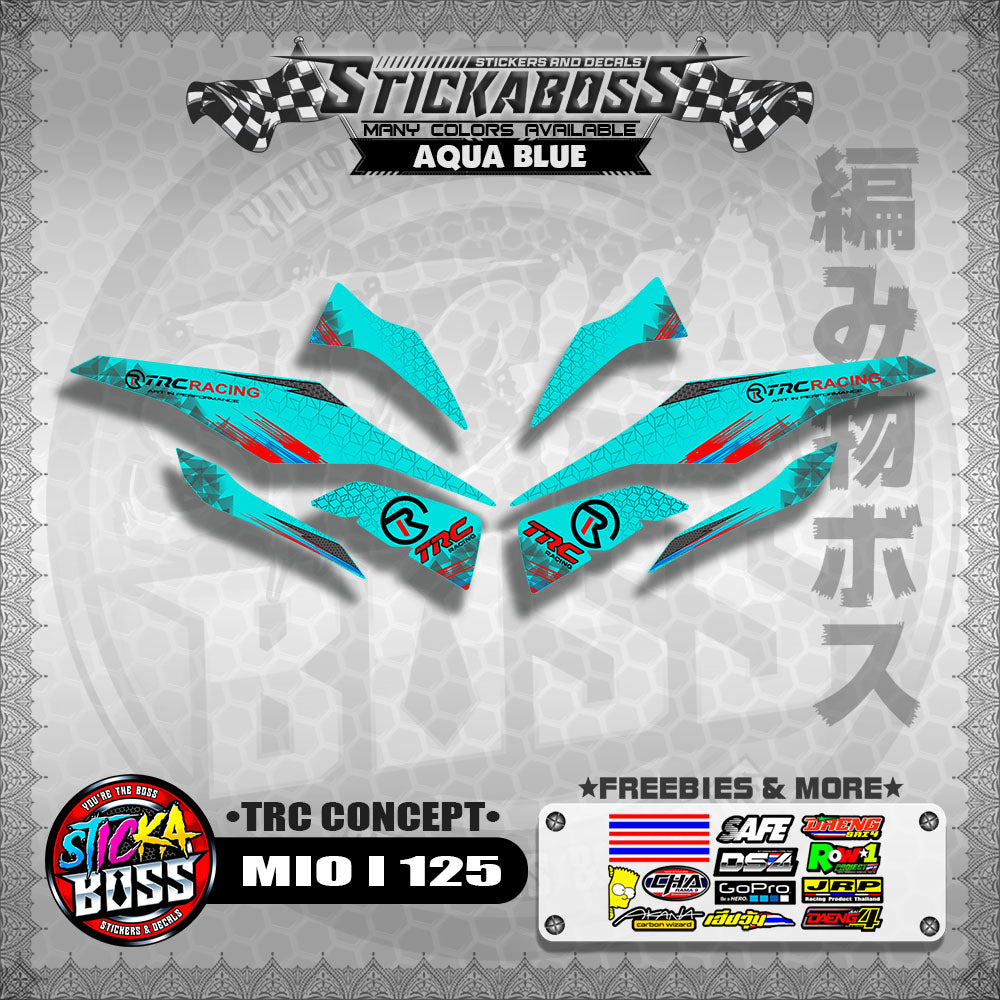 MIO I 125 STICKER DECALS ( TRC CONCEPT )【WITH FREEBIES】