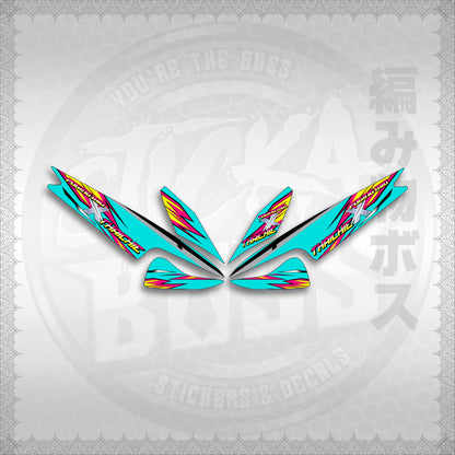 STICKER DECALS for MIO 1 (MIRPOXTH) By STICKABOSS (SOFIE LAMINATED WATERPROOF)