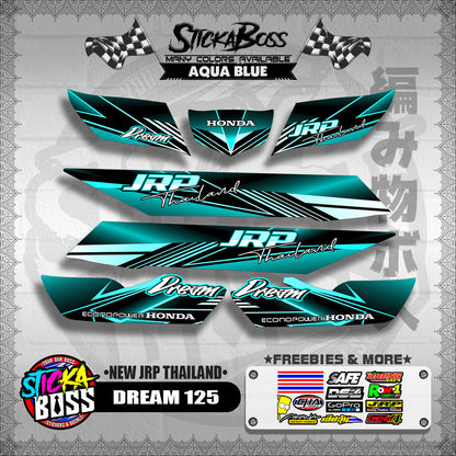 DREAM 125 DECALS ( NEW JRP THAILAND )【WITH FREEBIES】