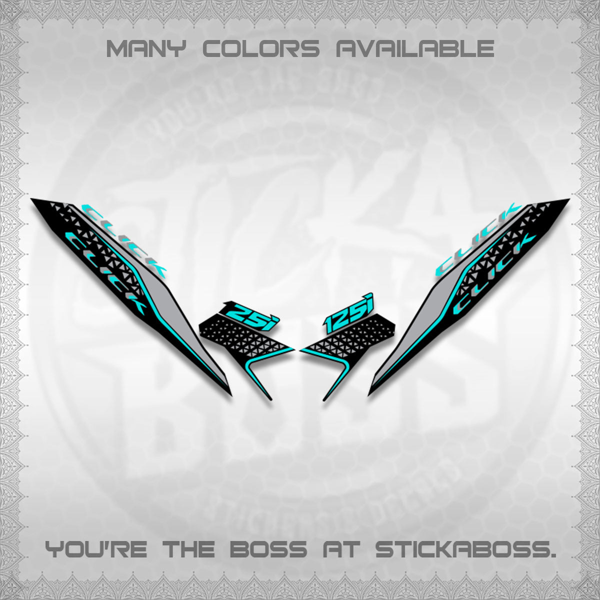 CLICK 125i V3 DECALS(2026 DEKAPAN SEMBILAN DESIGN)STICKER DECALS BY STICKABOSS
