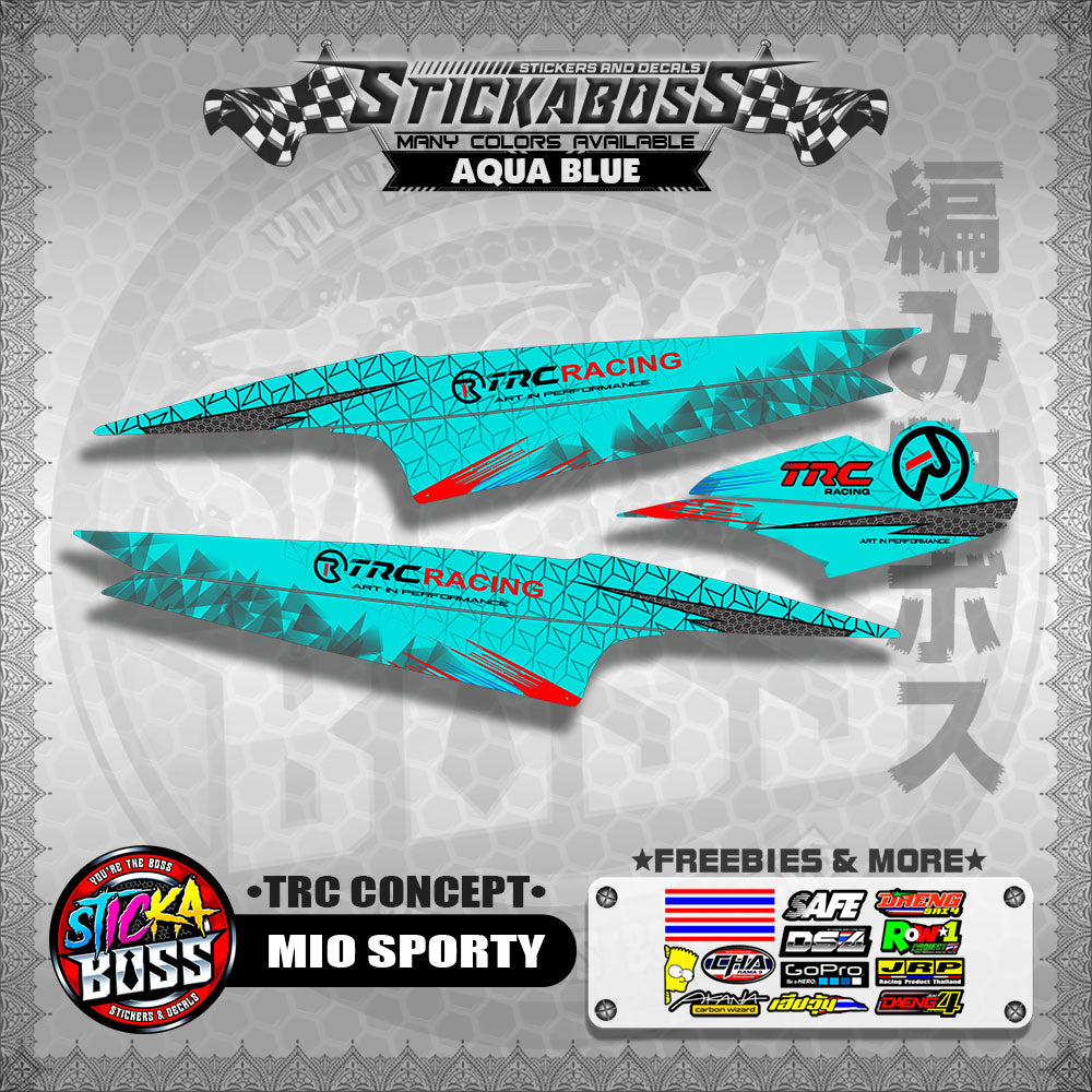 MIO SPORTY STICKER DECALS ( TRC CONCEPT )【WITH FREEBIES】