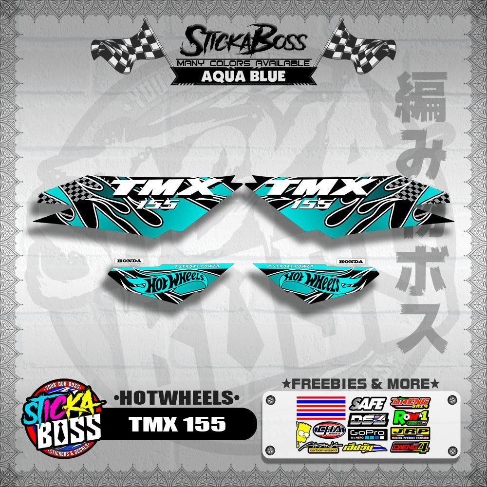 TMX 155 DECALS ( HOTWHEELS )【WITH FREEBIES】