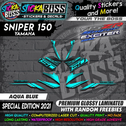 SNIPER 150 Stock Decals ( Special Edition 2021 ) [ MALAYSIAN CONCEPT / EXCITER 150 / Y15ZR ]