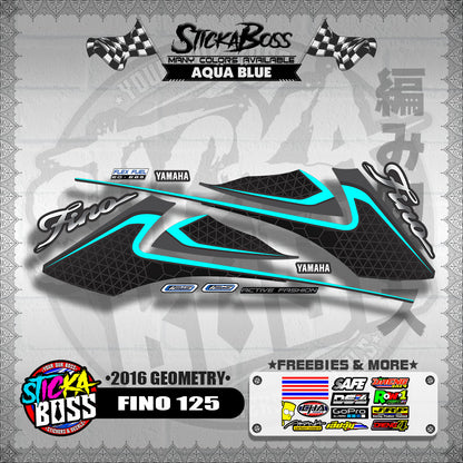 FINO 125 DECALS ( 2016 GEOMETRY )【WITH FREEBIES】