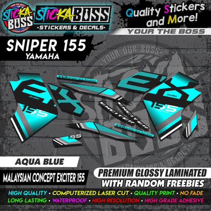SNIPER 155 New Stock Decals [ MALAYSIAN CONCEPT EXCITER 155 ]