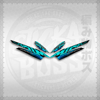 STICKER DECALS for MIO SPORTY (MSP25GLCO) By STICKABOSS (SOFIE LAMINATED WATERPROOF)