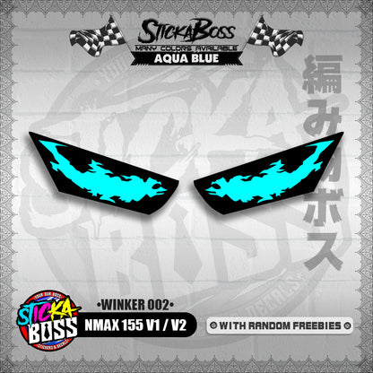 NMAX 155 V1 / V2 (WINKER 002) TRANSPARENT【WITH FREEBIES】