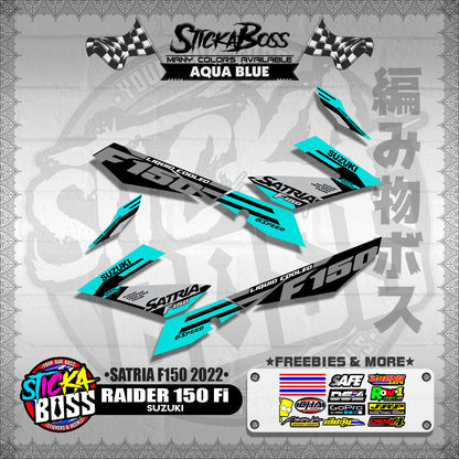 RAIDER 150 Fi DECALS ( SATRIA F150 2022  )【WITH FREEBIES】