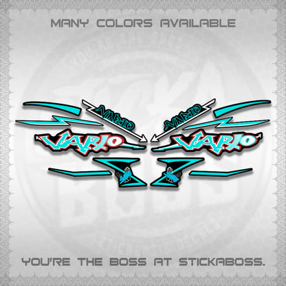 CLICK V2 INDO/MALAY VARIO DECALS (GRAFITY VARIO MOTIF)STICKER DECALS BY STICKABOSS