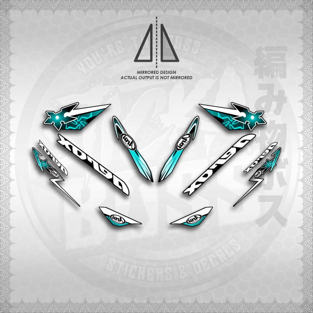 STICKER DECALS for AEROX 155 V1 (AV120ARIN02) By STICKABOSS (SOFIE LAMINATED WATERPROOF) (Copy) (Copy)