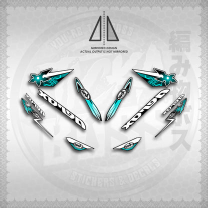 STICKER DECALS for AEROX 155 V1 (AV120ARIN02) By STICKABOSS (SOFIE LAMINATED WATERPROOF) (Copy) (Copy)