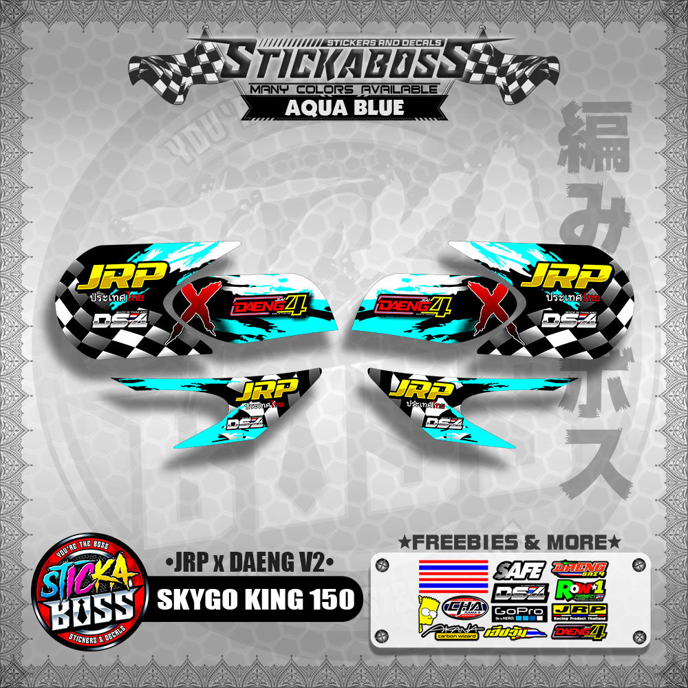 SKYGO KING 150 DECALS ( JRP x DAENG V2 )【WITH FREEBIES】