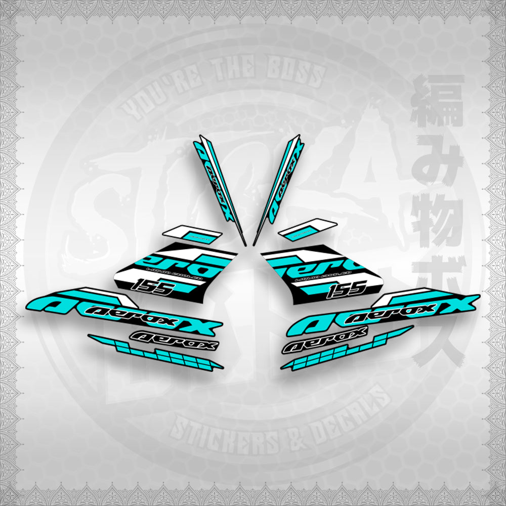 AEROX 155 V1 THAI CONCEPT ( NITRO EDGE ) STICKER DECALS By STICKABOSS