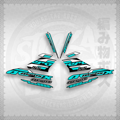 AEROX 155 V1 THAI CONCEPT ( NITRO EDGE ) STICKER DECALS By STICKABOSS