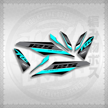 MIO I 125 M3 DASH RC EDITION STICKER DECALS By STICKABOSS (SOFIE LAMINATED WATERPROOF)