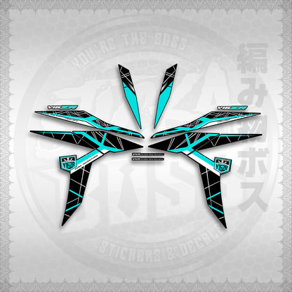 STICKER DECALS for SNIPER 155 MALAYSIAN (S155MICIY16) By STICKABOSS (SOFIE LAMINATED WATERPROOF)