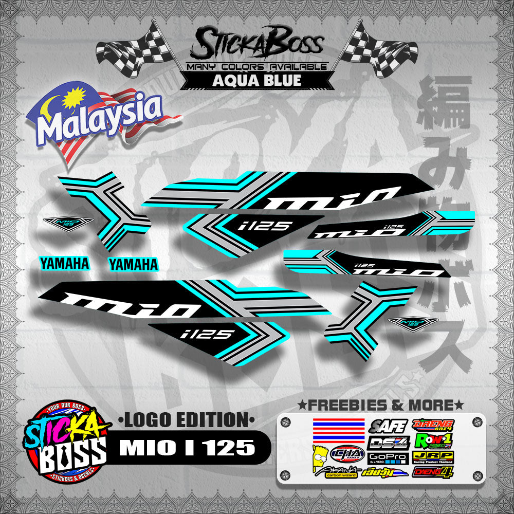 MIO I 125 MALAYSIAN DECALS ( LOGO EDITION )【WITH FREEBIES】