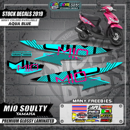 Mio Soulty Stock Decals ( 2019 Design )【WITH FREEBIES】