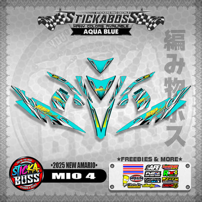 MIO 4 STICKER DECALS ( 2025 NEW AMARIO )【WITH FREEBIES】
