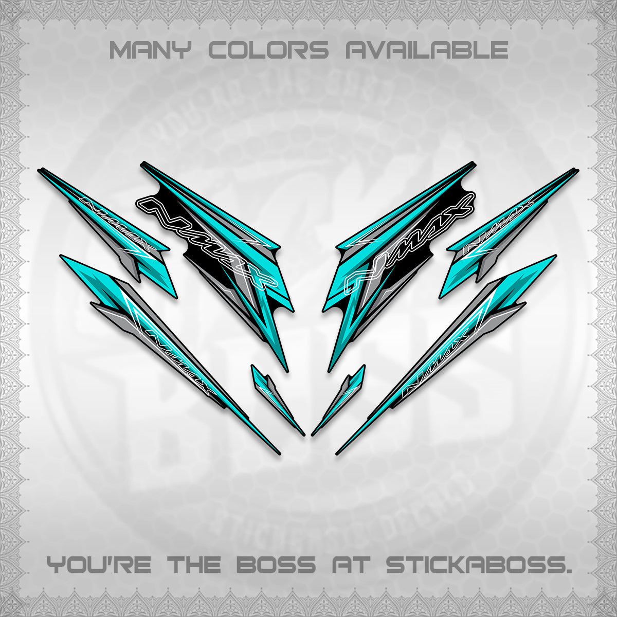 NMAX V2 DECALS (2024 NM 00-A1 STYLE) STICKER DECALS By STICKABOSS