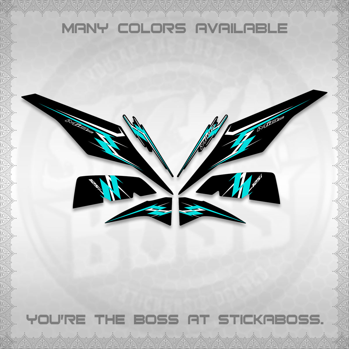 MIO I 125 M3 INDO DECALS (A25 VARIASI) STICKER DECALS By STICKABOSS