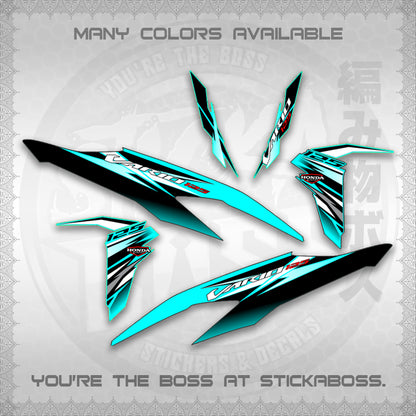 CLICK 125 V2 MALAY INDO CONCEPT ( VARIO STRIPING SLASH ) STICKER DECALS By STICKABOSS