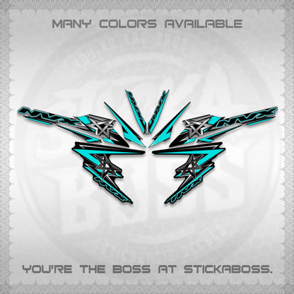 AEROX V3 INDO DECALS (ALPHA TURBO 0002)STICKER DECALS By STICKABOSS