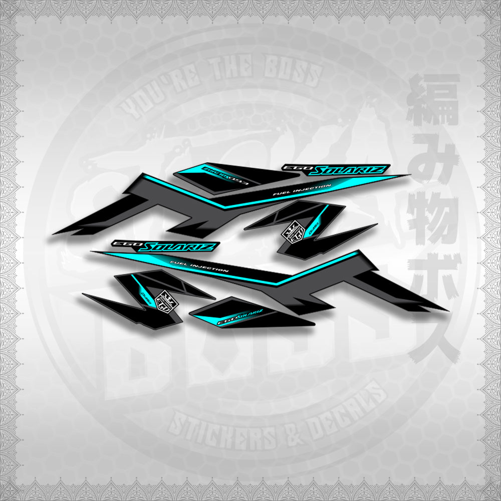 MIO I 125 M3 CYBER EGO SOLARIZ STICKER DECALS By STICKABOSS (SOFIE LAMINATED WATERPROOF)