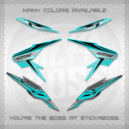 CLICK V2 VARIO DECALS (ATLAS APPOLO) STICKER DECALS By STICKABOSS