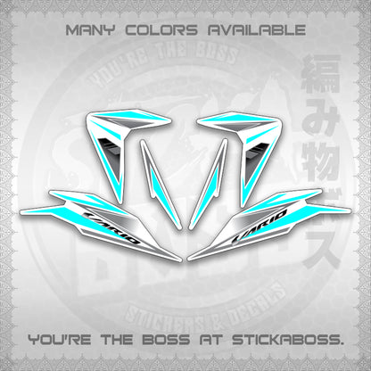 CLICK 125 V3 INDO CONCEPT ( FOR WHITE SLASH BLADE VARIO ) STICKER DECALS By STICKABOSS