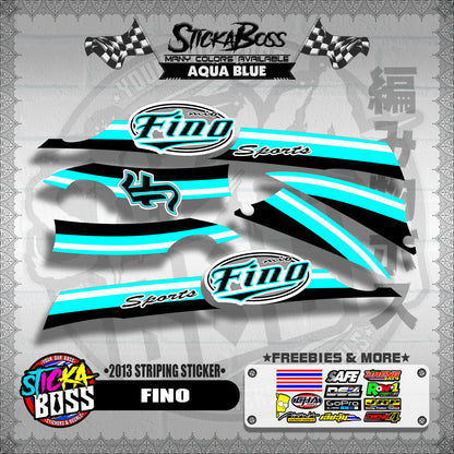 FINO DECALS ( 2013 STRIPING STICKER )【WITH FREEBIES】