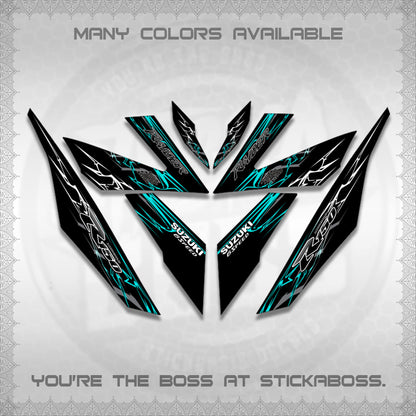 RAIDER 150 Fi DECALS (2026 CUSTOM LIGHTNING)STICKER DECALS By STICKABOSS