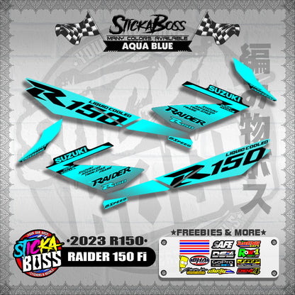 RAIDER 150 Fi DECALS ( 2023 R150 )【WITH FREEBIES】