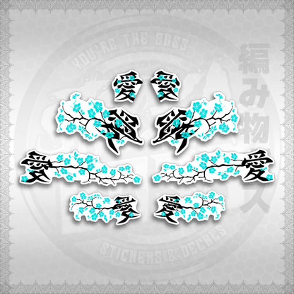 STICKER DECALS for NMAX V1 INDO FOR WHITE (NV1FWSAXFL) By STICKABOSS (SOFIE LAMINATED WATERPROOF)