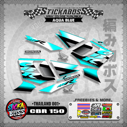 HONDA CBR 150 OLD DECALS ( THAILAND 001 )【WITH FREEBIES】