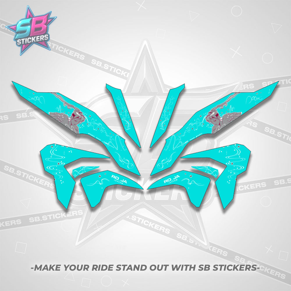 CLICK V3 DECALS (2026 2F&2F DESIGN)STICKER DECALS BY STICKABOSS