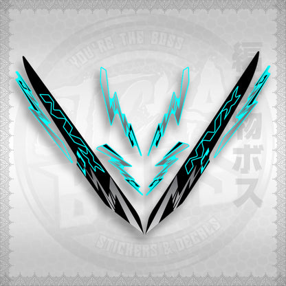 AEROX 155 V1 INDO-MALAY CONCEPT ( NVX ALPHA x OMEGA ) STICKER DECALS By STICKABOSS