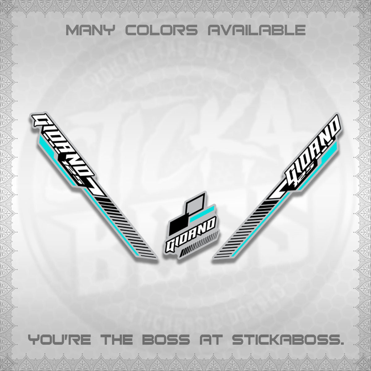 GIORNO DECALS (2026 RACING CAR  PATTERN)STICKER DECALS BY STICKABOSS