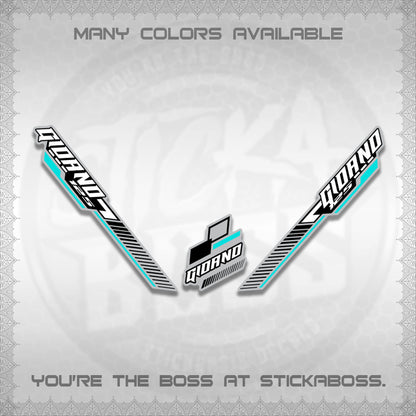 GIORNO DECALS (2026 RACING CAR  PATTERN)STICKER DECALS BY STICKABOSS