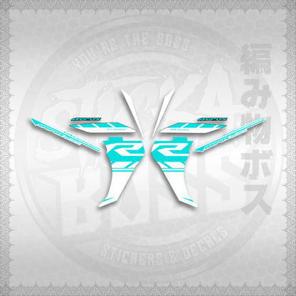 STICKER DECALS for AEROX 155 V2 THAI FOR WHITE (AV2R1IN) By STICKABOSS (SOFIE LAMINATED WATERPROOF)