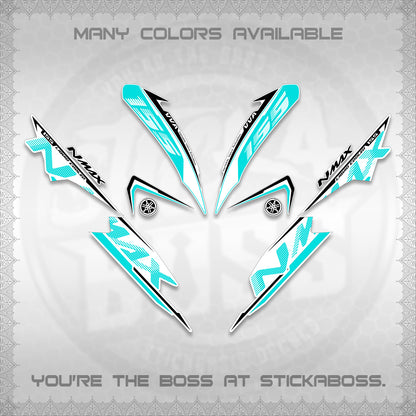 NMAX V1 THAI FOR WHITE DECALS (2020 DESIGN) STICKER DECALS By STICKABOSS