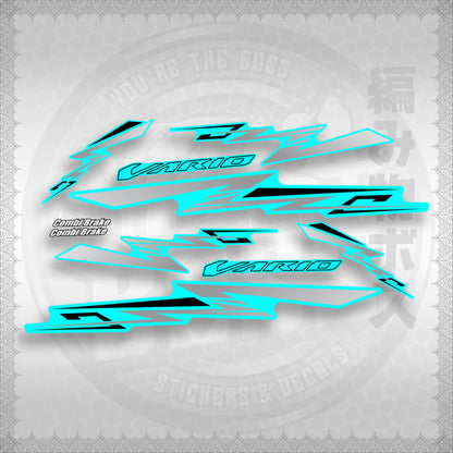 CLICK V2 ( VARIO ALPHA x OMEGA ) STICKER DECALS By STICKABOSS