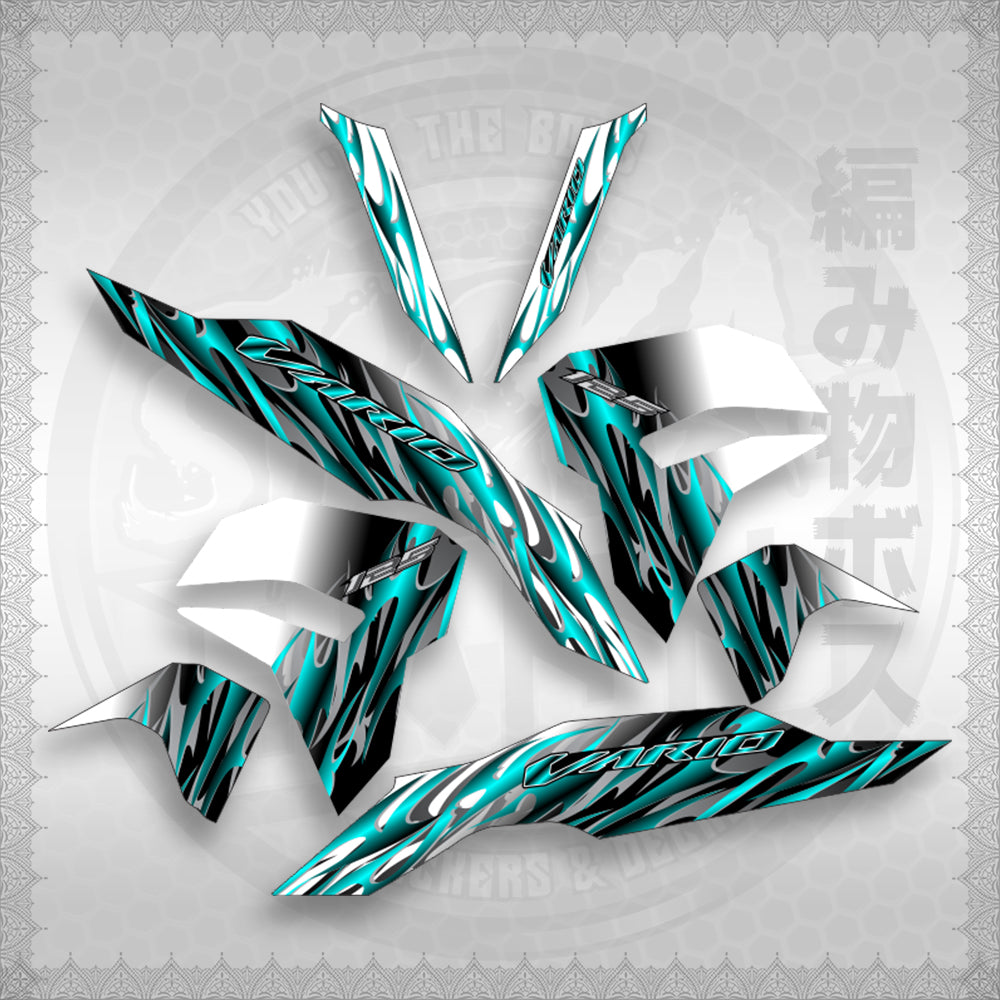 CLICK 125 V3 INDO CONCEPT ( VARIO VALINO V3 ) STICKER DECALS By STICKABOSS