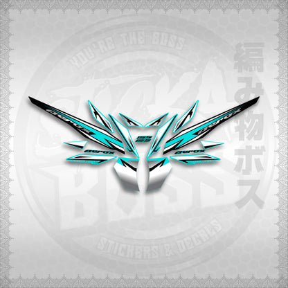 STICKER DECALS for AEROX 155 V2 MALAYSIAN (AV220SHCO) By STICKABOSS (SOFIE LAMINATED WATERPROOF)