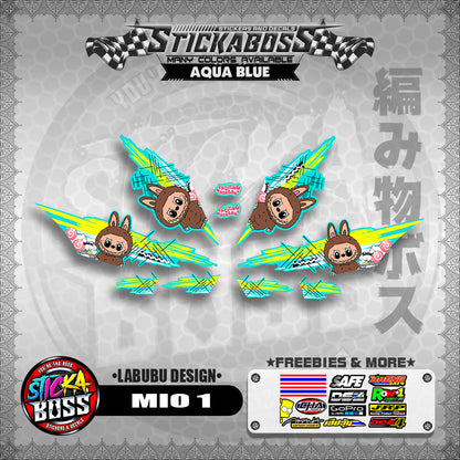 MIO 1 STICKER DECALS ( LABUBU DESIGN )【WITH FREEBIES】