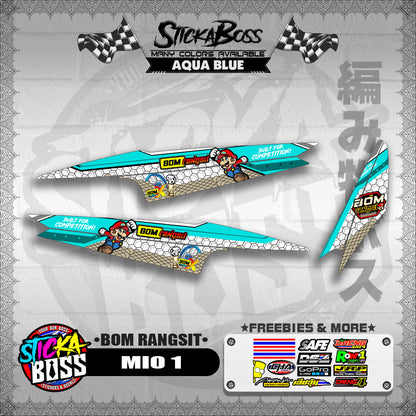 MIO 1 INDO DECALS ( BOM RANGSIT )【WITH FREEBIES】